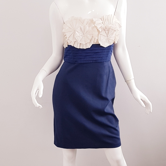 BCBGMAXAZRIA Strapless Midi Size 10 (K) - Picture 5 of 5